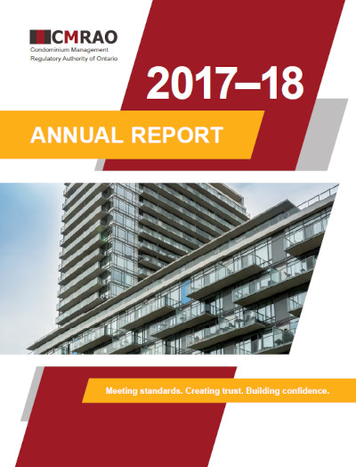 CMRAO Annual Report 2017—18