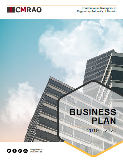 CMRAO Business Plan 2019-20