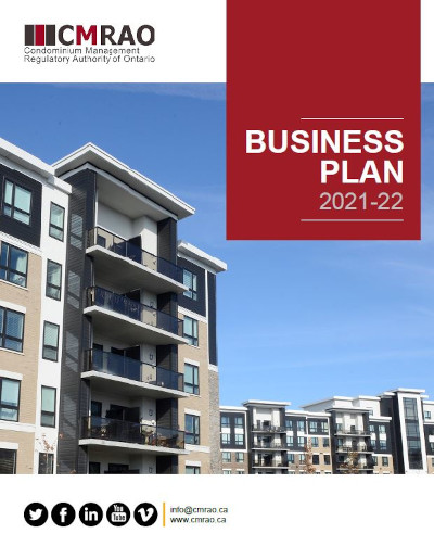 CMRAO Business Plan 2021—22