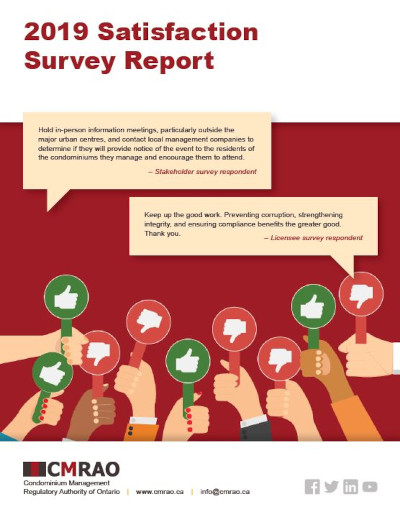 2019 Satisfaction Survey Report