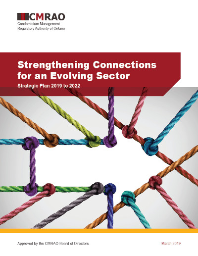 Strengthening Connections for an Evolving Sector: Strategic Plan 2019 to 2022