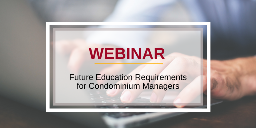 Future Education Requirements Webinar Recording