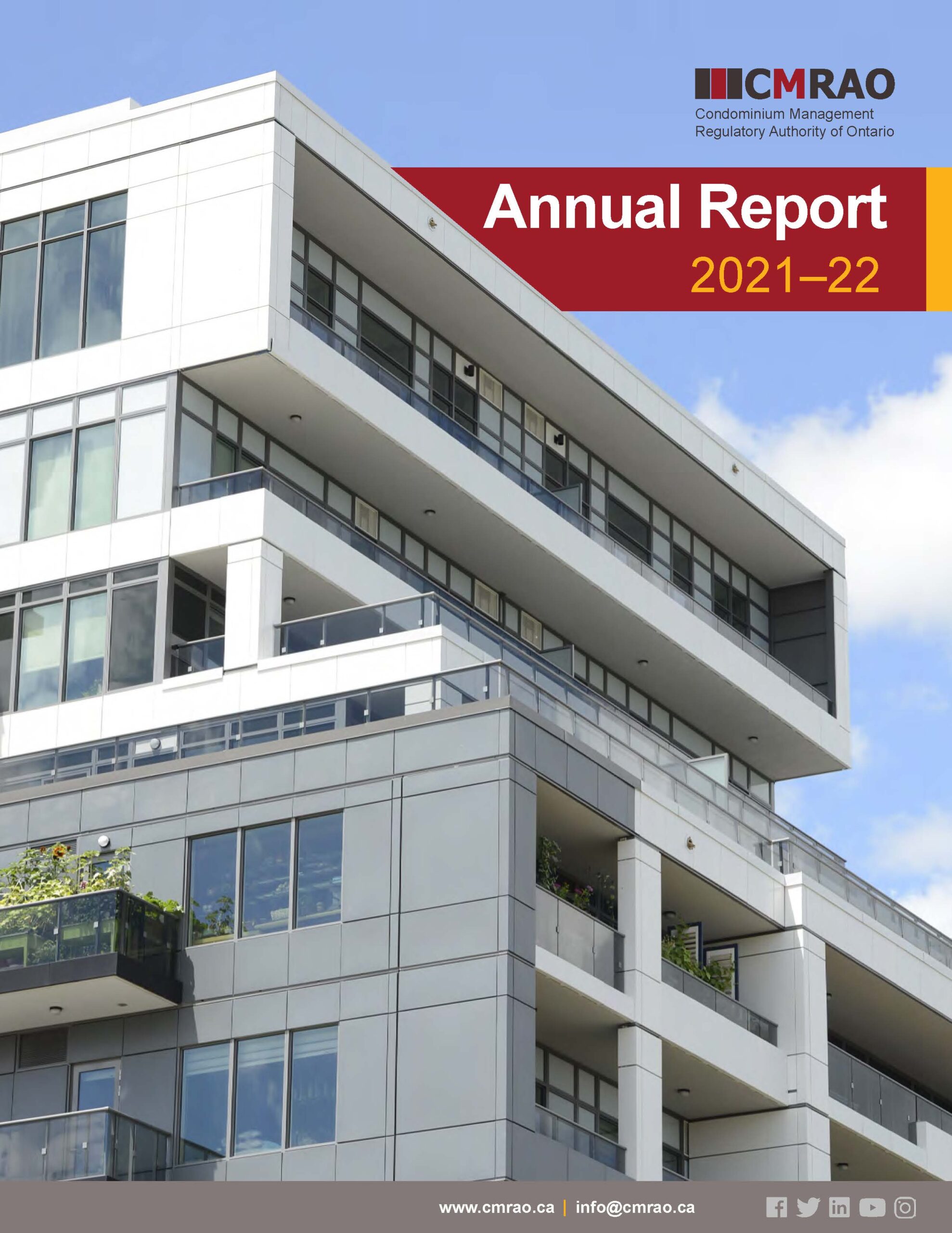 CMRAO Annual Report 2021—22